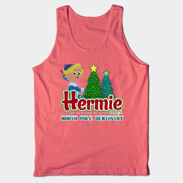 Hermie the Elf Dentistry Tank Top by MonkeyKing